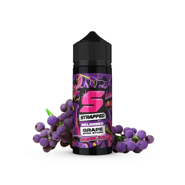 Strapped Reloaded Grape Soda Storm Flavour Shot 120ml - Χονδρική